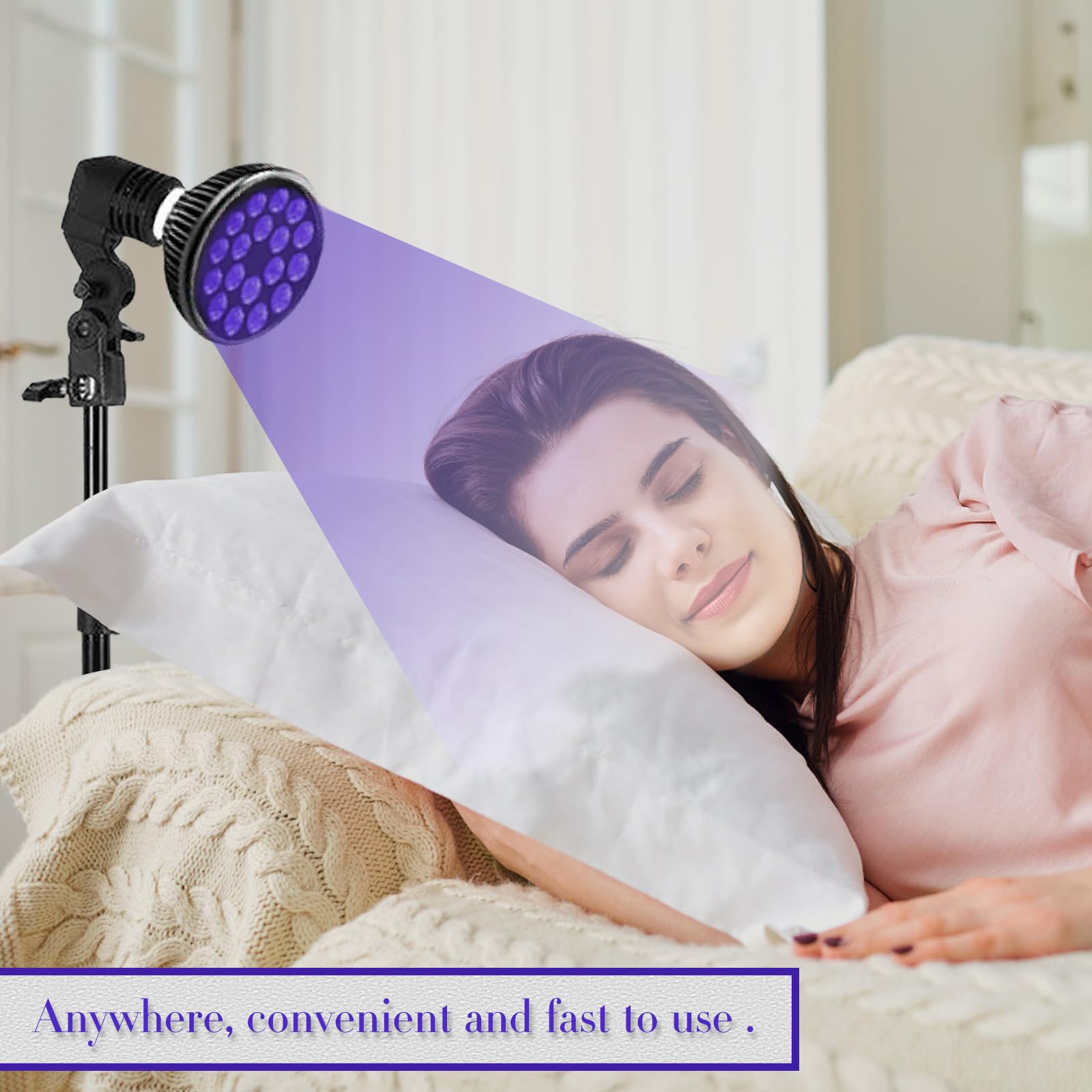 NFBMRSNC, lampe-18-leds, bords arrondis pour sécurité d’utilisation.