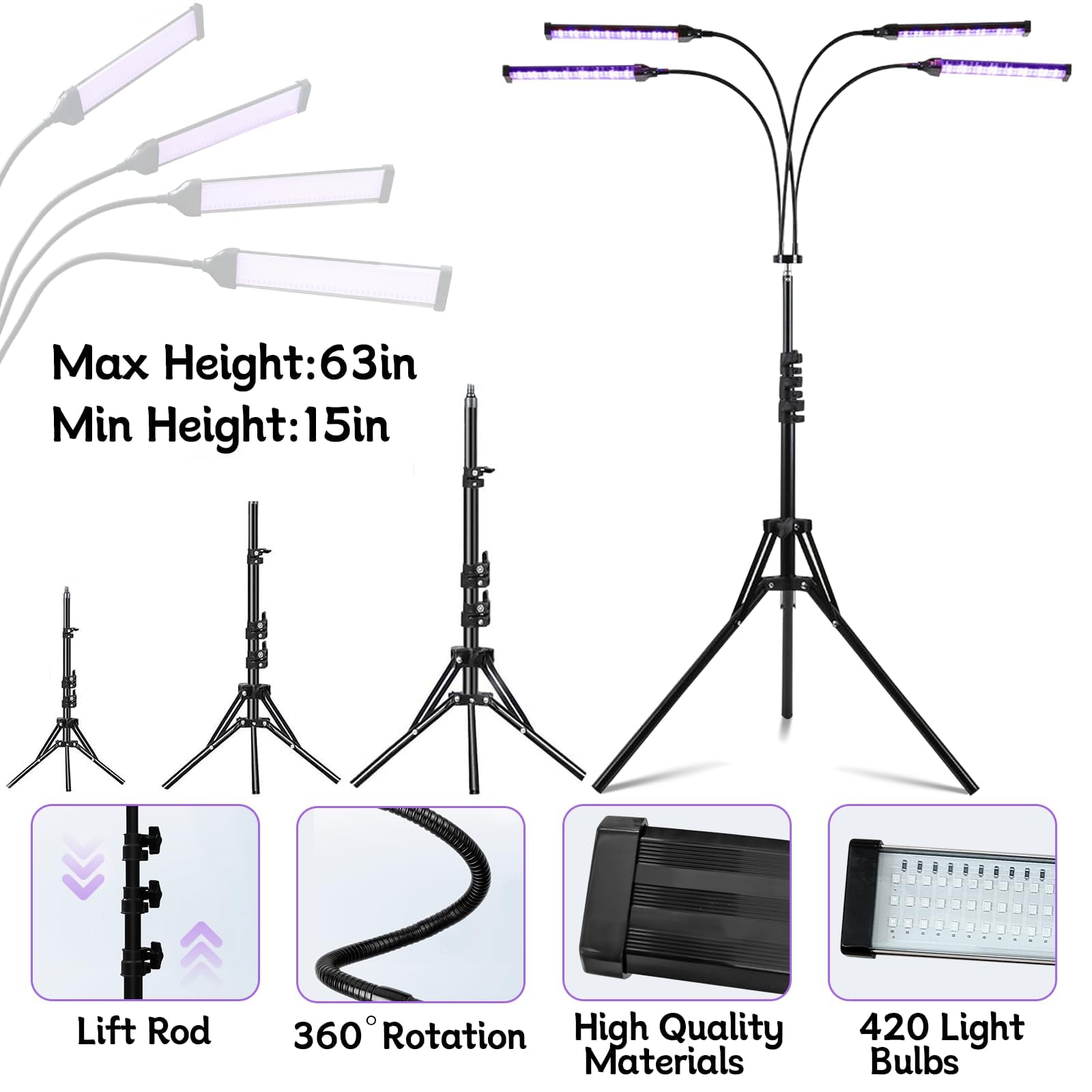 Lampe bronzage nfbmrsnc – panneau de commande simple pour démarrer rapidement.