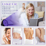 Lampe violette NFBMRSNC, 18 LEDs, ambiance lumineuse uniforme pour intérieur.