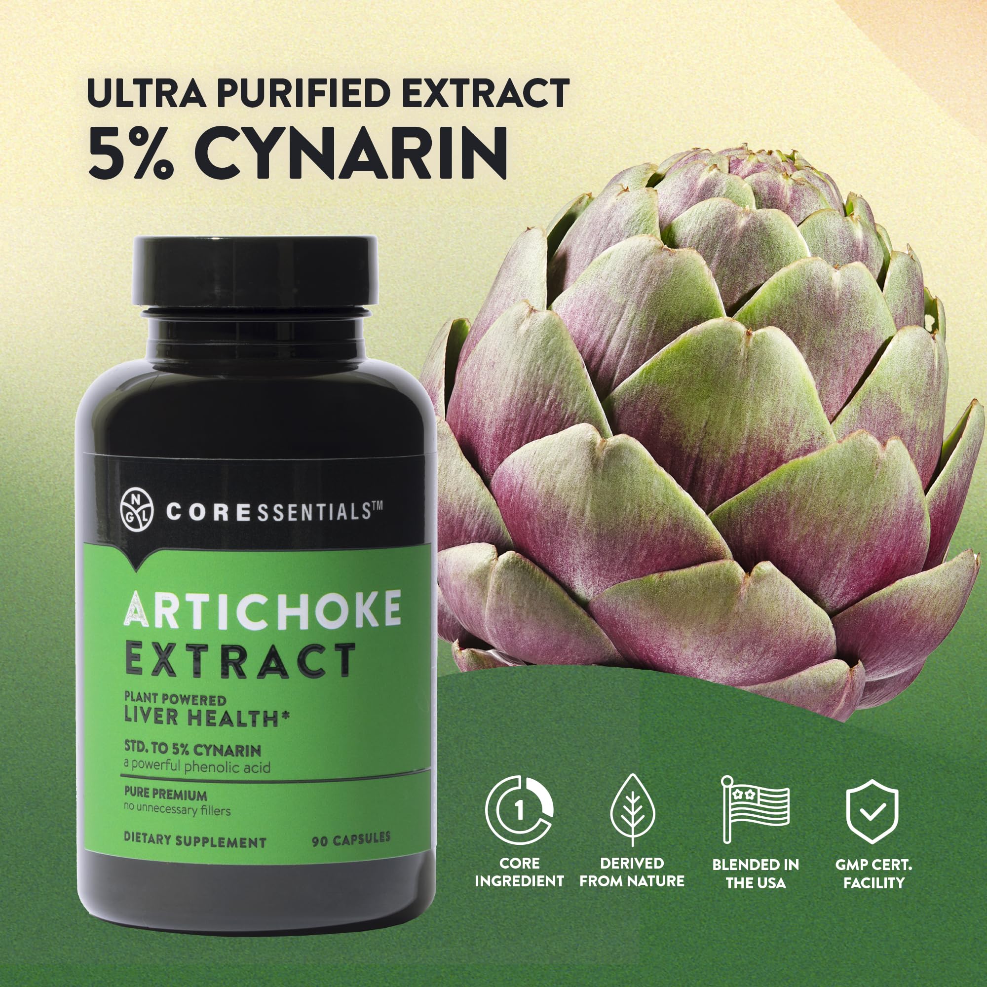 NGL Extrait d'artichaut: prise quotidienne pour le confort digestif et la vitalité.