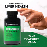 NGL Extrait d'artichaut: présentation premium et capsules végétariennes, sans additifs nocifs.