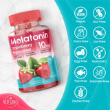 NGU Mélatonine Gummies - saveur fraise : plaisir gustatif et prise facile.