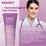 NIAWIT Estrogen Crème, formule propre, sans parfum ni parabènes.