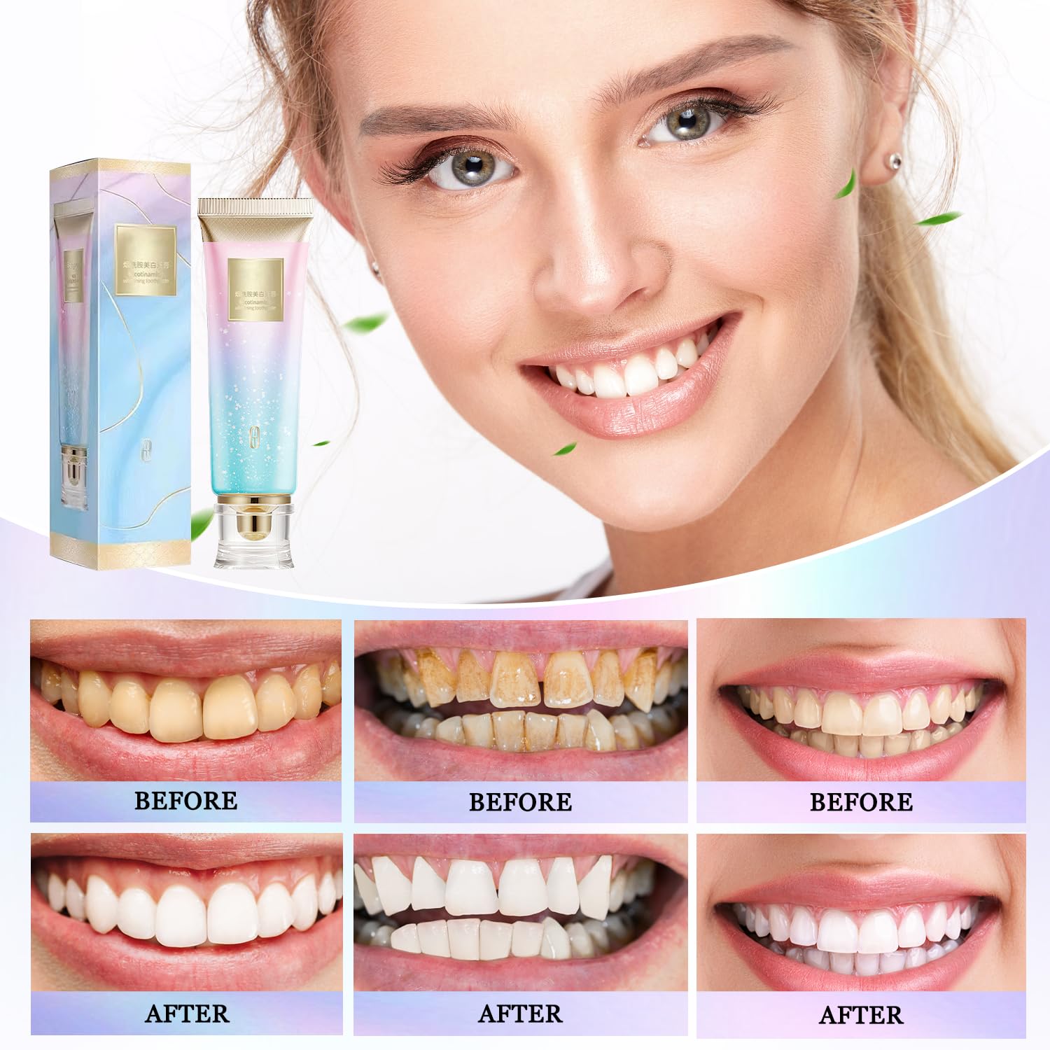 Nicgou Dazzle White protège les gencives et laisse une bouche fraîche.