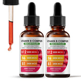 Nichalous complexe B12 en bouteille framboise pour énergie naturelle et concentration.