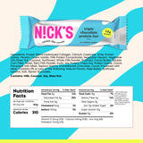 Nick's barres proteines triple chocolat - texture cremeuse pour une douceur protéinée après l'effort.