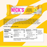 Nick’s Barres chocolat caramel emballage visible, snack céto pratique à emporter.