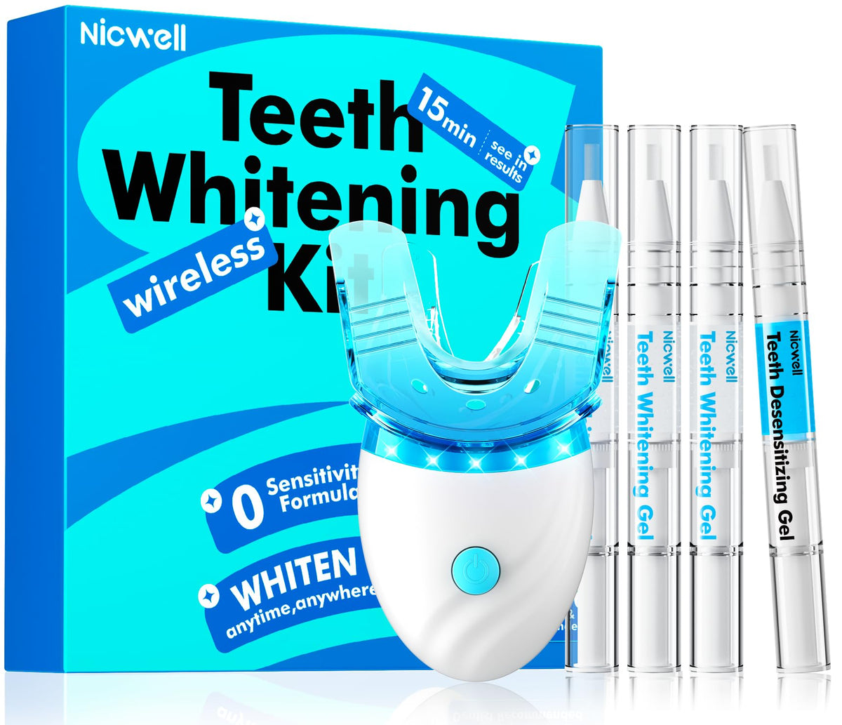 Nicwell kit blanchiment dents sensibles – vue d’ensemble du kit pour un sourire plus lumineux à domicile