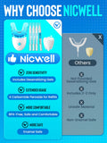 Nicwell lampe LED blanchiment dents – lumière LED pour optimiser les résultats
