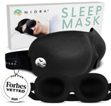 Nidra masque-sommeil contour noir zéro-pression bloque la lumière sans pression sur les yeux