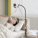 NIdreamCE porte-tuyau CPAP avec bras rotatif pour placement flexible du tuyau.