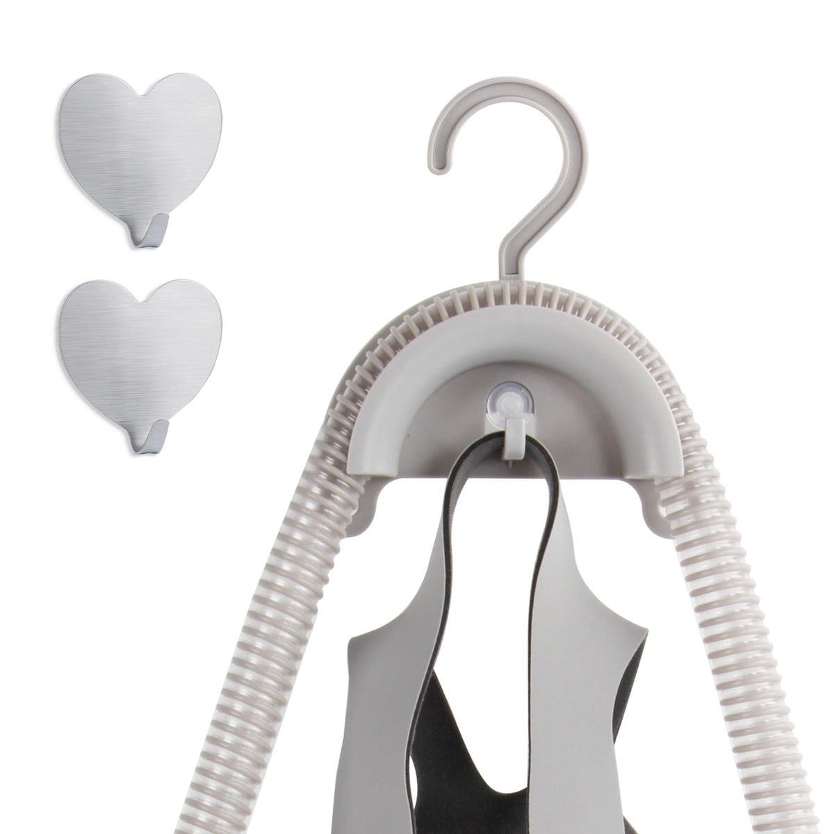 NIdreamCE porte-tuyau CPAP monté sur le lit, organisation claire du tuyau.