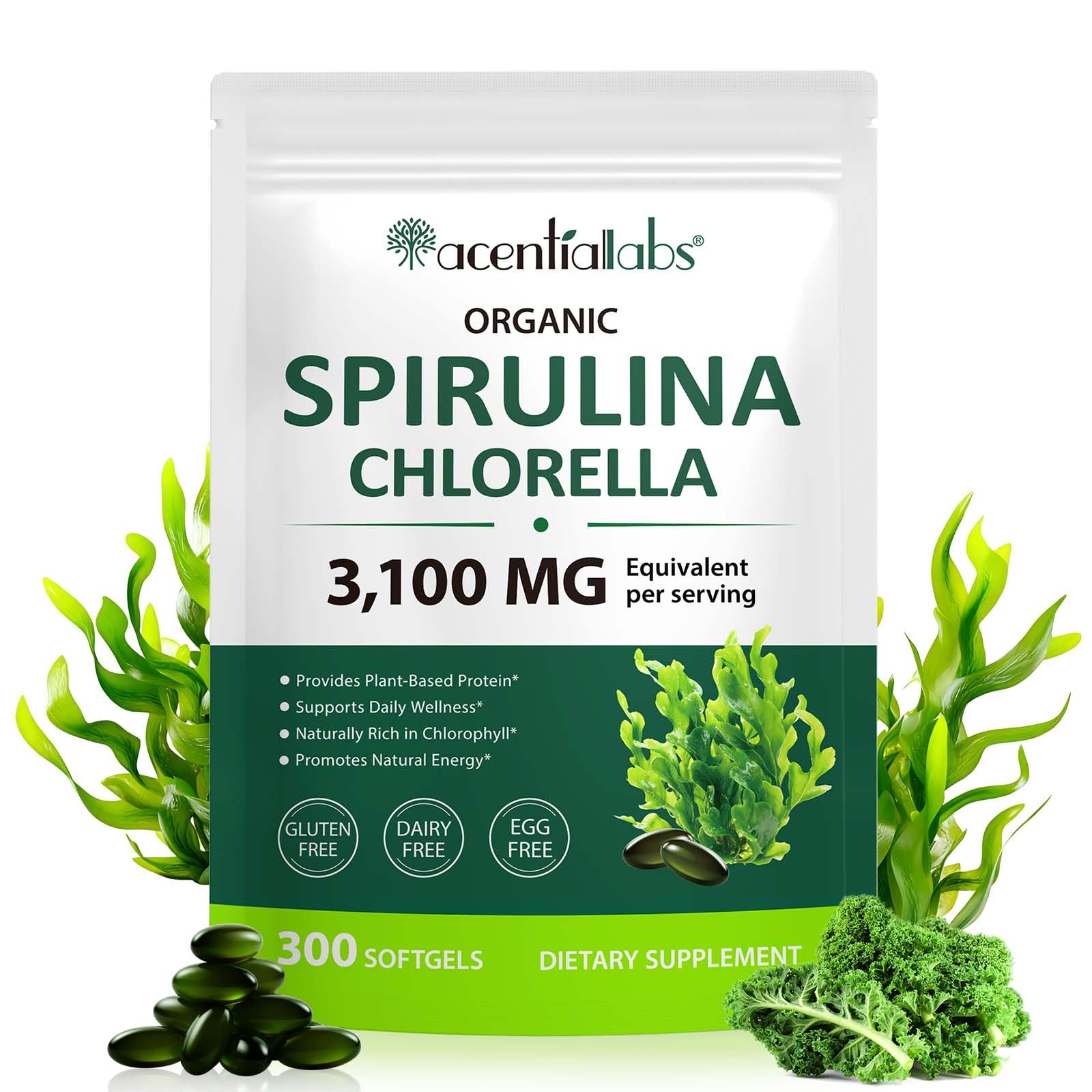 Gélules NIFEISHI spiruline-chlorelle, flacon visible, soutien énergétique potentiel.