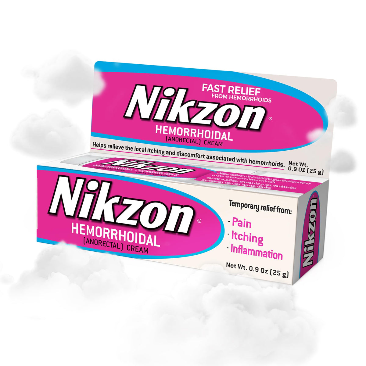 Nikzon Crème Hémorroïdes flacon — soulagement rapide et ciblé.