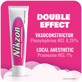 Nikzon tube 0,9 oz compact facilite le transport et l’utilisation.