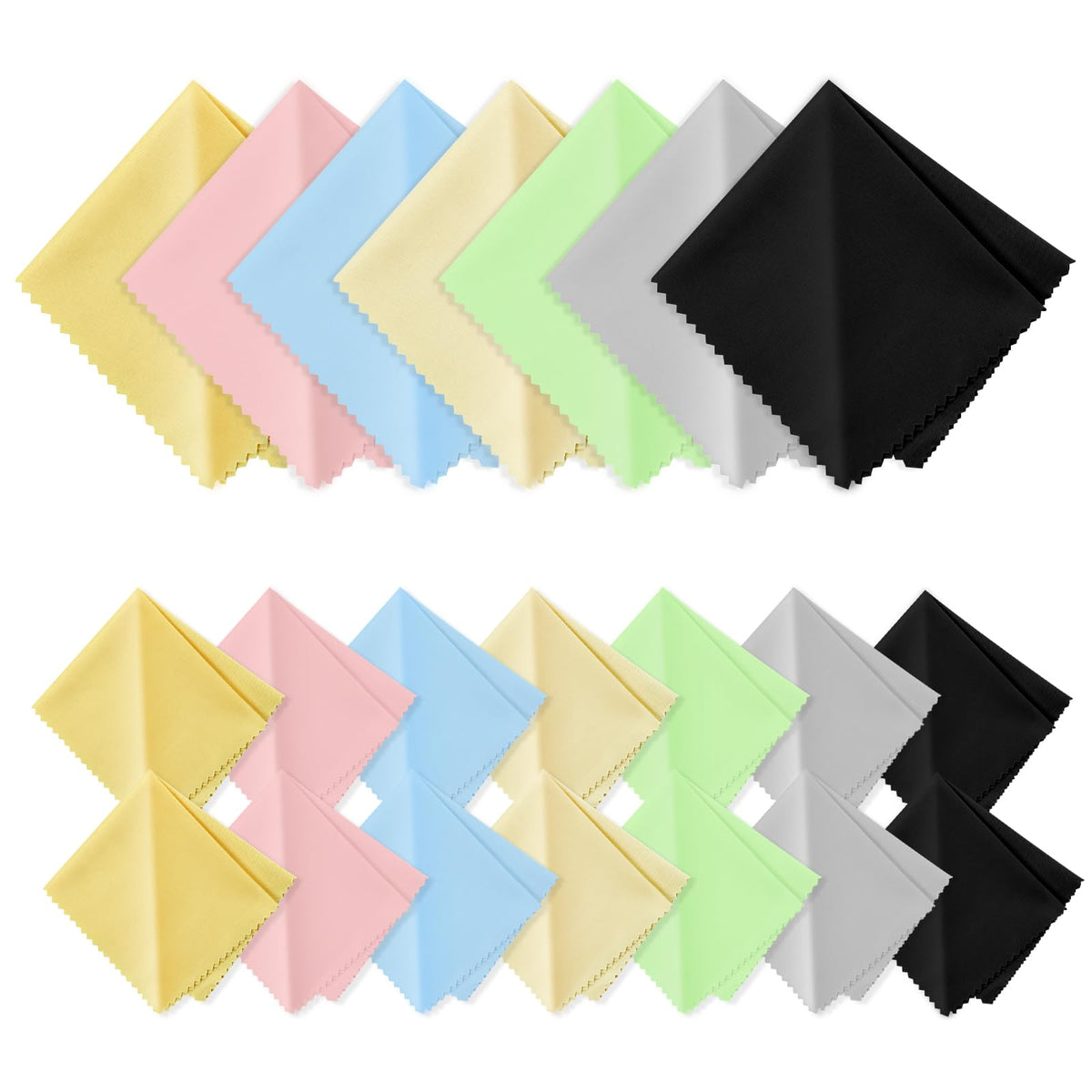 Chiffon Ninsula bleu 6x7 pour lunettes, nettoyage sans traces.