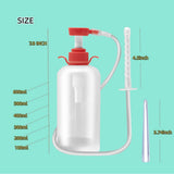NINXIMI kit enema portable avec embouts vaginaux et anal pour divers usages à domicile.
