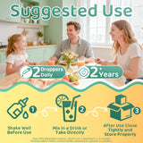Dosage adaptable pour adultes et enfants avec Niree Gut Cleanse Drops