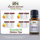 Parfum frais citronné Melissa Nirvana Nurture stimule l’énergie et l’humeur.