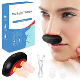 NISAIKLUZ lampe rouge nasale, séance quotidienne pour confort nasal et respiration plus facile.