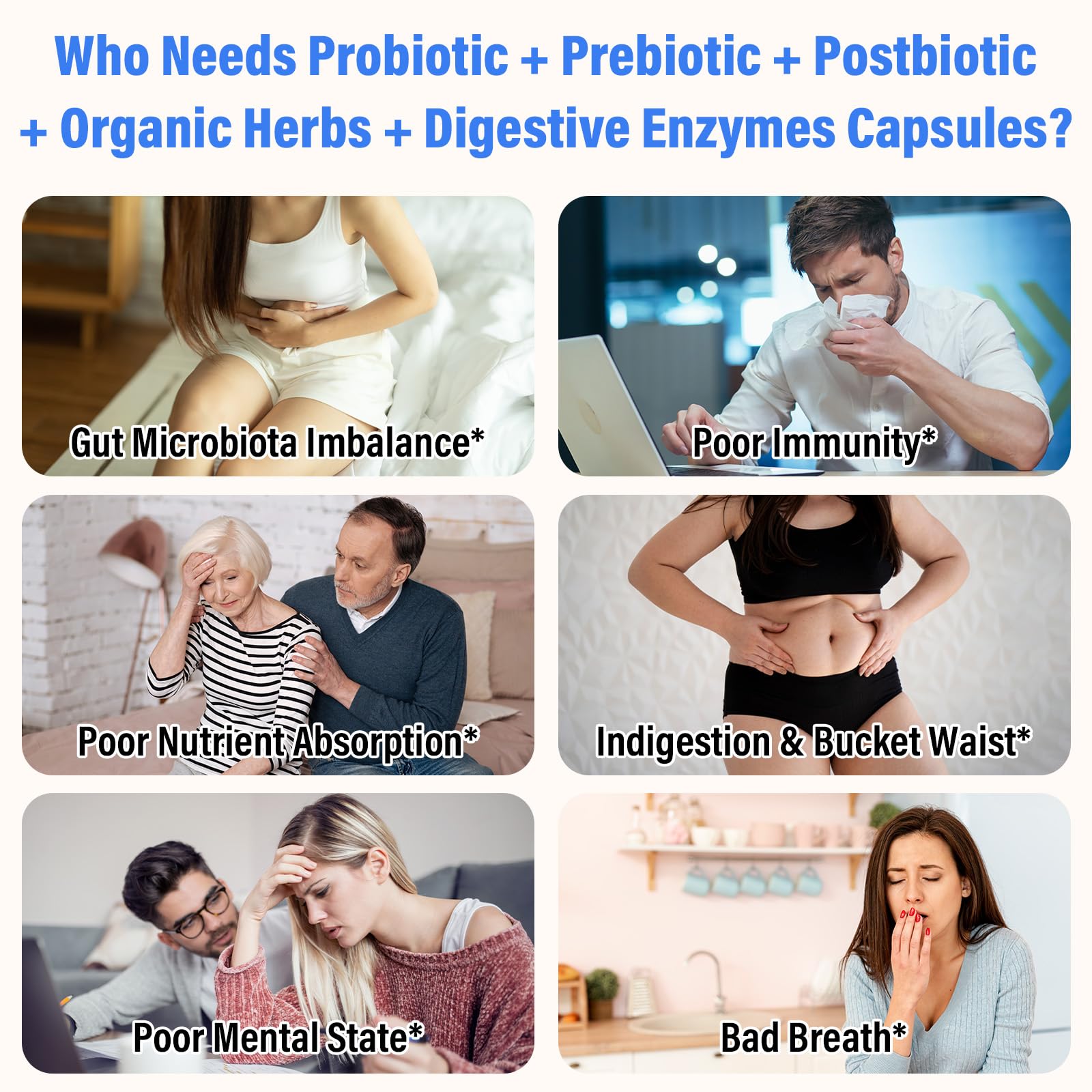 Nisavain Probiotiques 5en1 – mains tenant la bouteille, usage pratique.