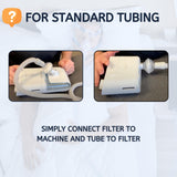 Installation rapide du filtre inline Nispira sans outils.