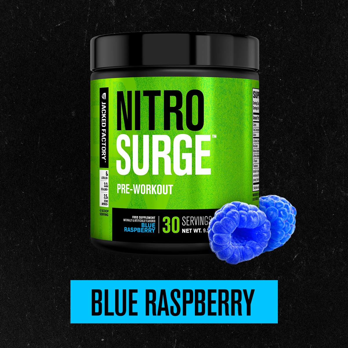 Nitrosurge boite 30 portions pour routine sportive quotidienne.