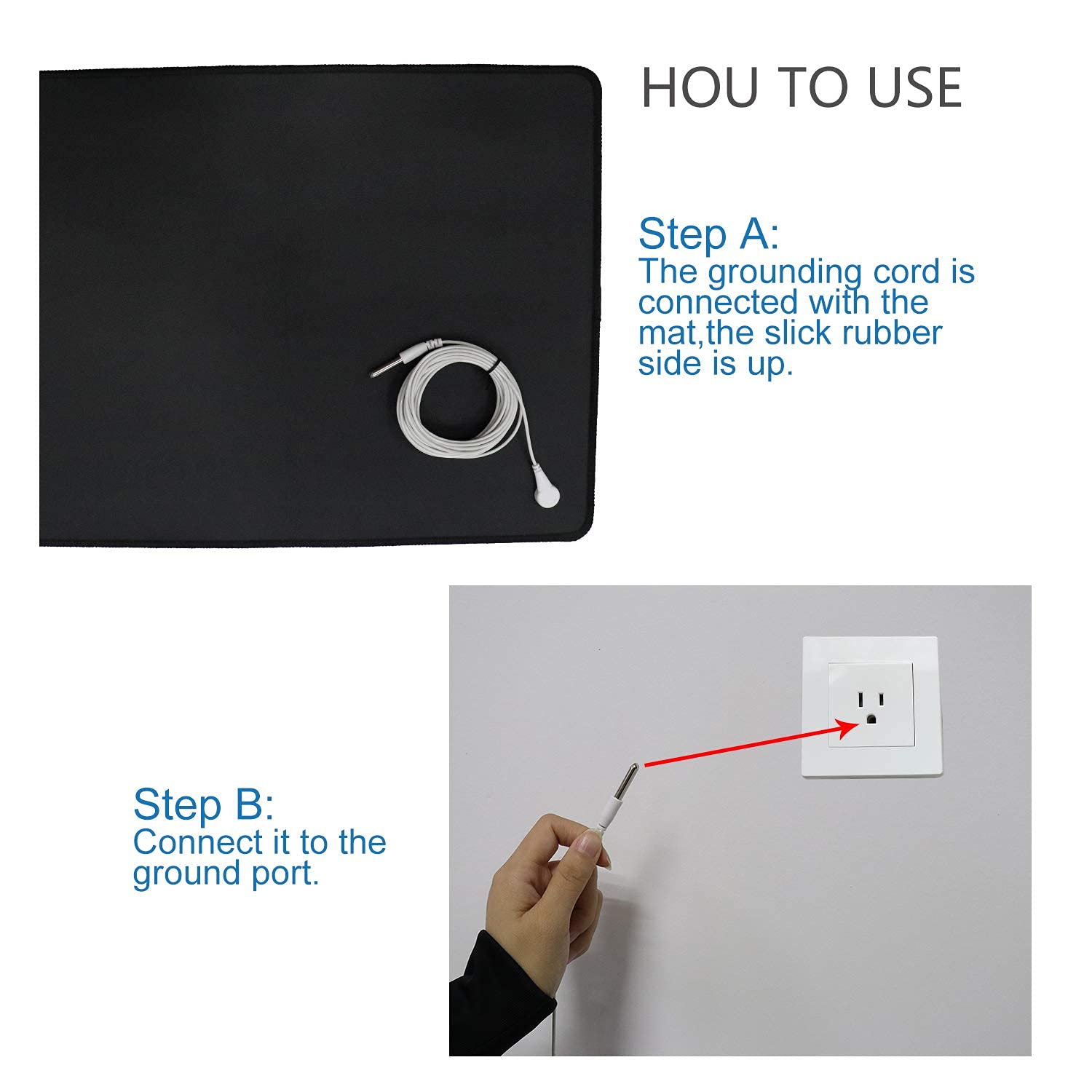 NIULAFR tapis ancrage bien-etre : favorise le bien-être avec un usage régulier.