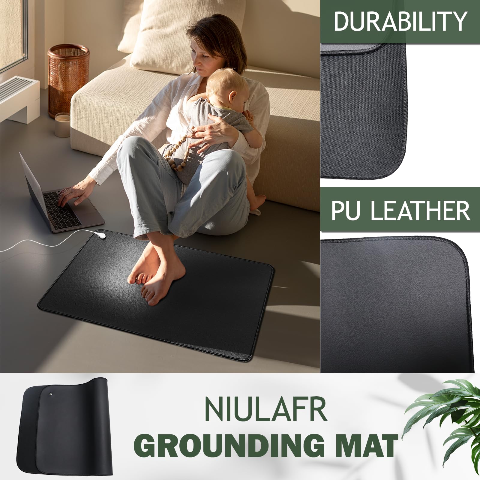 NIULAFR tapis ancrage dormir : énergie apaisée et repos.