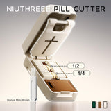 Niuthreee coupe-pilules 1/2 – tranche nette et fiable.