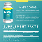 Nivantav NMN 500 mg - prise quotidienne facile à intégrer