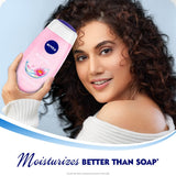 NIVEA bain-douche Mousse Soyeuse: mousse riche pour peau douce.