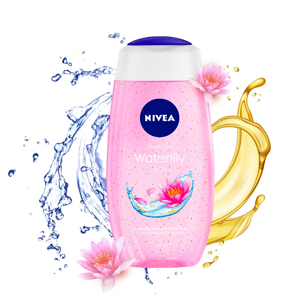 NIVEA bain-douche Nenuphar Huile Perles: soin nourrissant et parfum délicat.