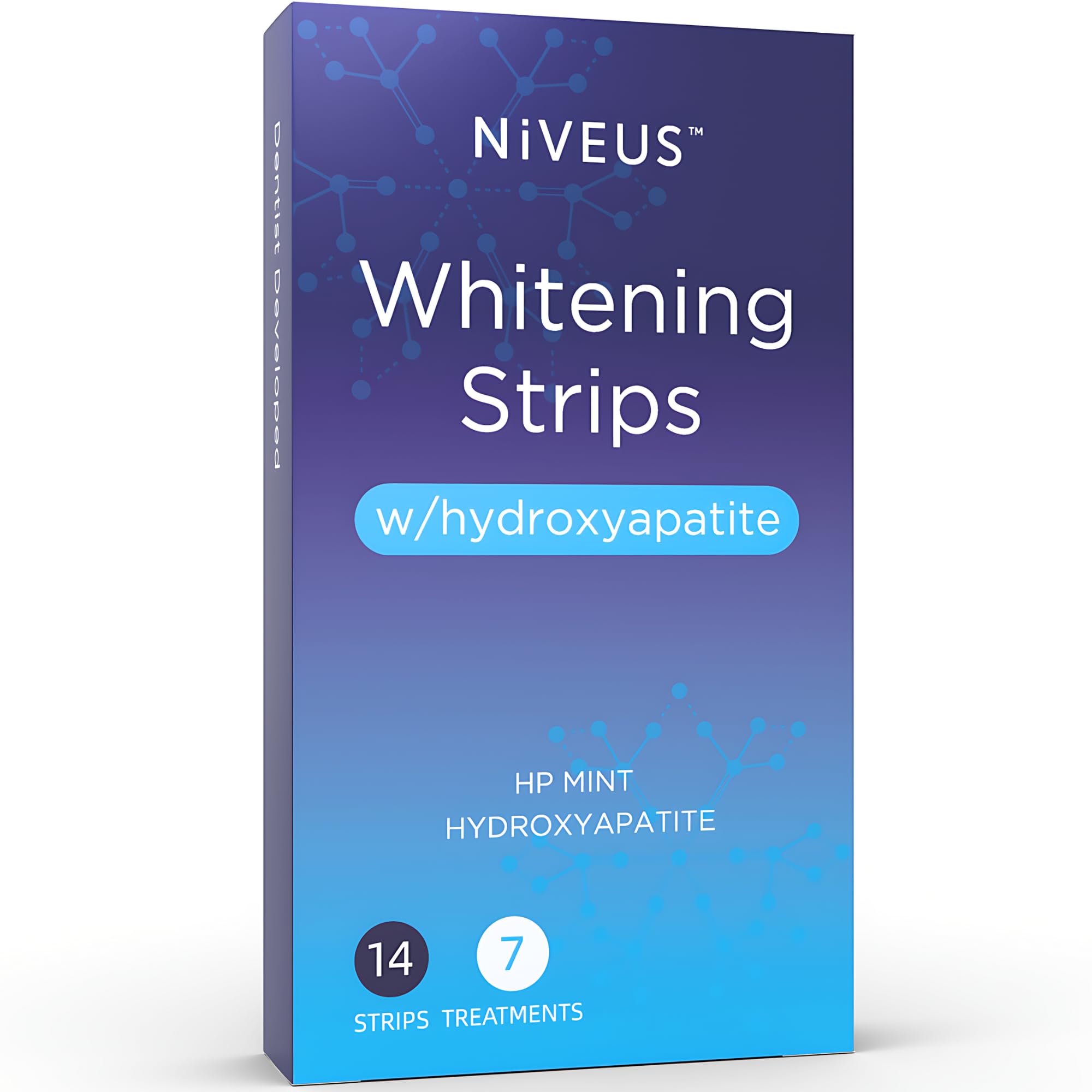 Niveus Bandes blanchiment dents application rapide pour un usage domestique pratique.