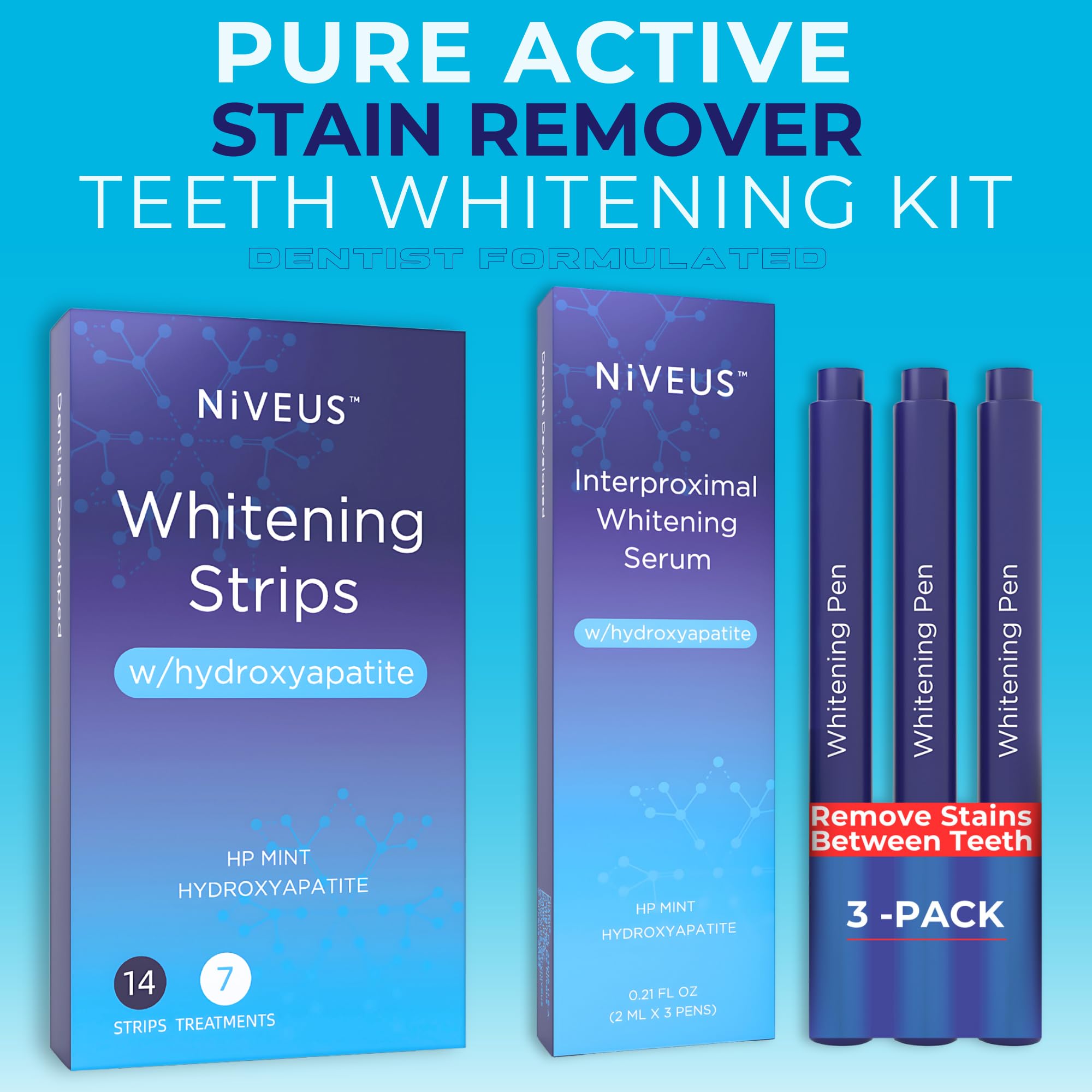 Niveus Bandes blanchiment dents usage maison : solution pratique à domicile.