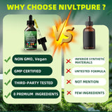 Compte-gouttes facile à doser pour 2 ml par jour.
