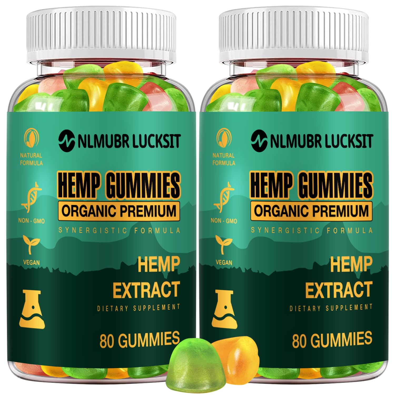 Gommes chanvre NLMUBR LUCKSIT pour le sommeil et la détente nocturne