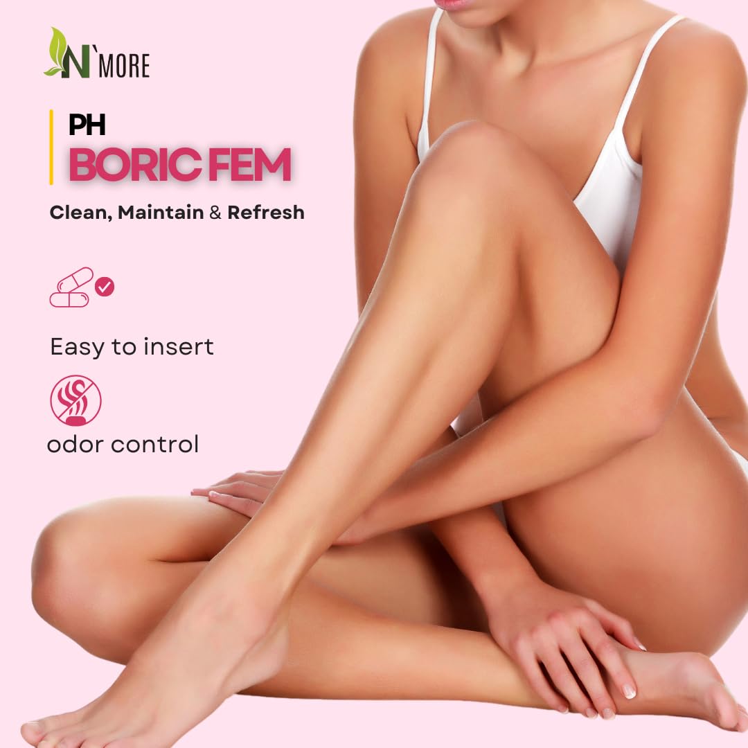 Ingrédients propres et sans additifs dans Boricfem N'More.