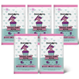 Lingettes Nmuxyro, emballage pratique pour nettoyer rapidement les pièces de tire-lait lors de déplacements.