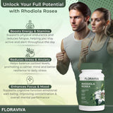 Contenu equilibrant Floraviva Rhodiola Rosea aide au maintien de l'humeur