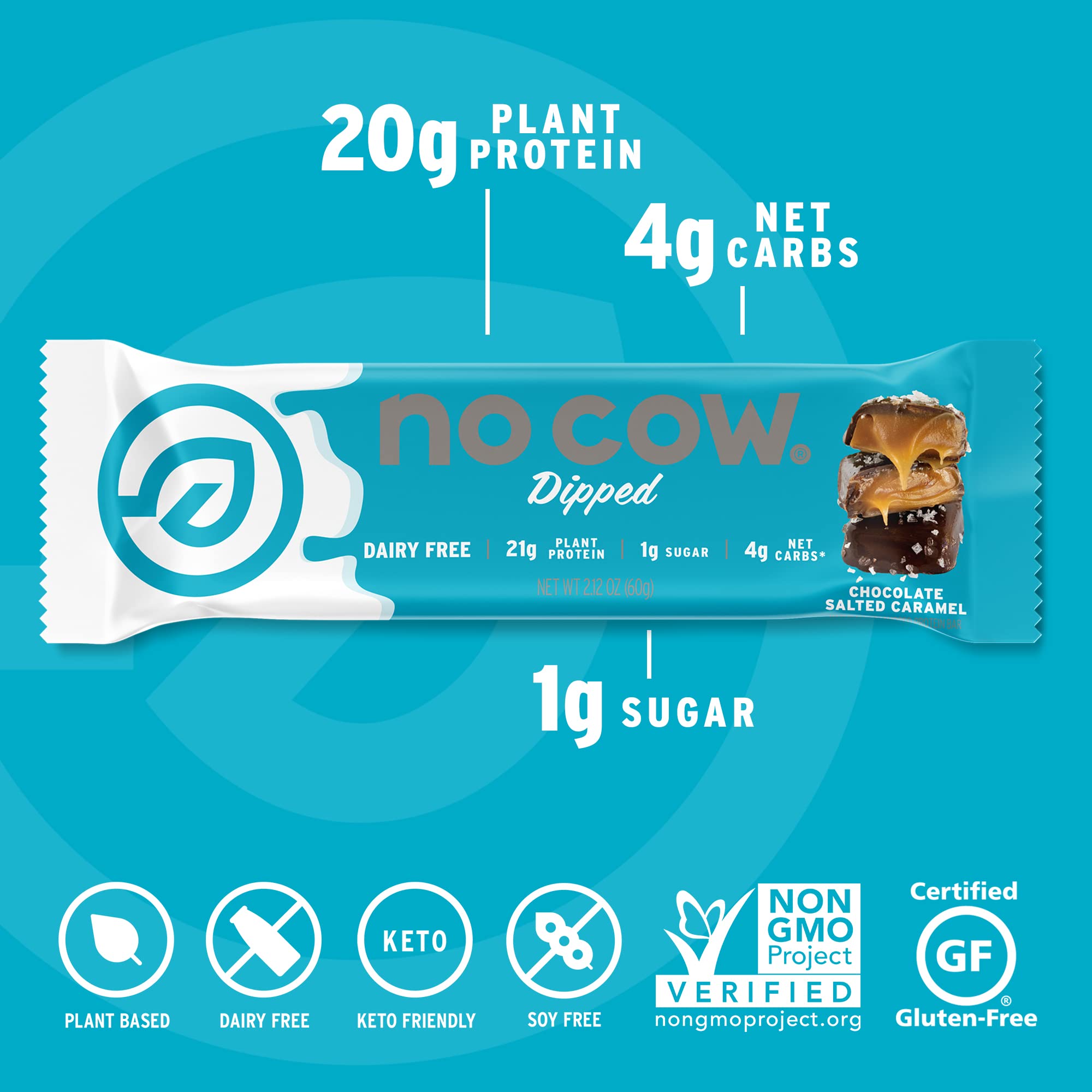 No Cow barre fibres élevée: aide à rester rassasié entre les repas.