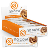 No Cow barre protéinée vegan au beurre de cacahuète, parfaite après l'entraînement.