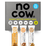 No Cow barres protéinées vegan cacahuète — emballage prêt pour une collation quotidienne