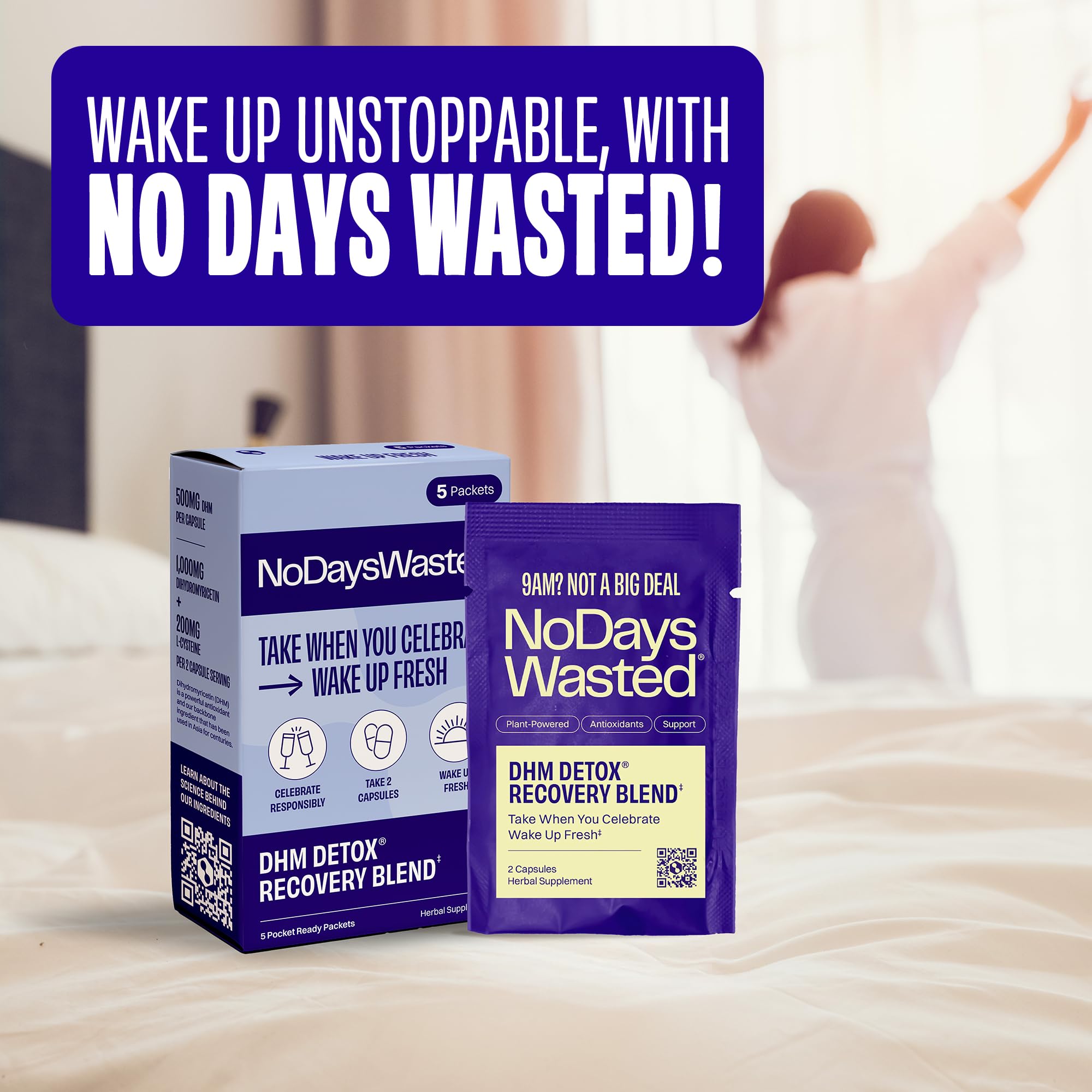 No Days Wasted DHM Detox expérience conviviale à partager avec amis et famille