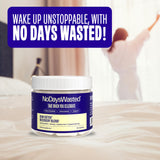 No Days Wasted DHM Detox – Présentation en rayon bien-être pour le quotidien actif.