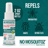 No Mosquitoz, application rapide sans résidu collant.