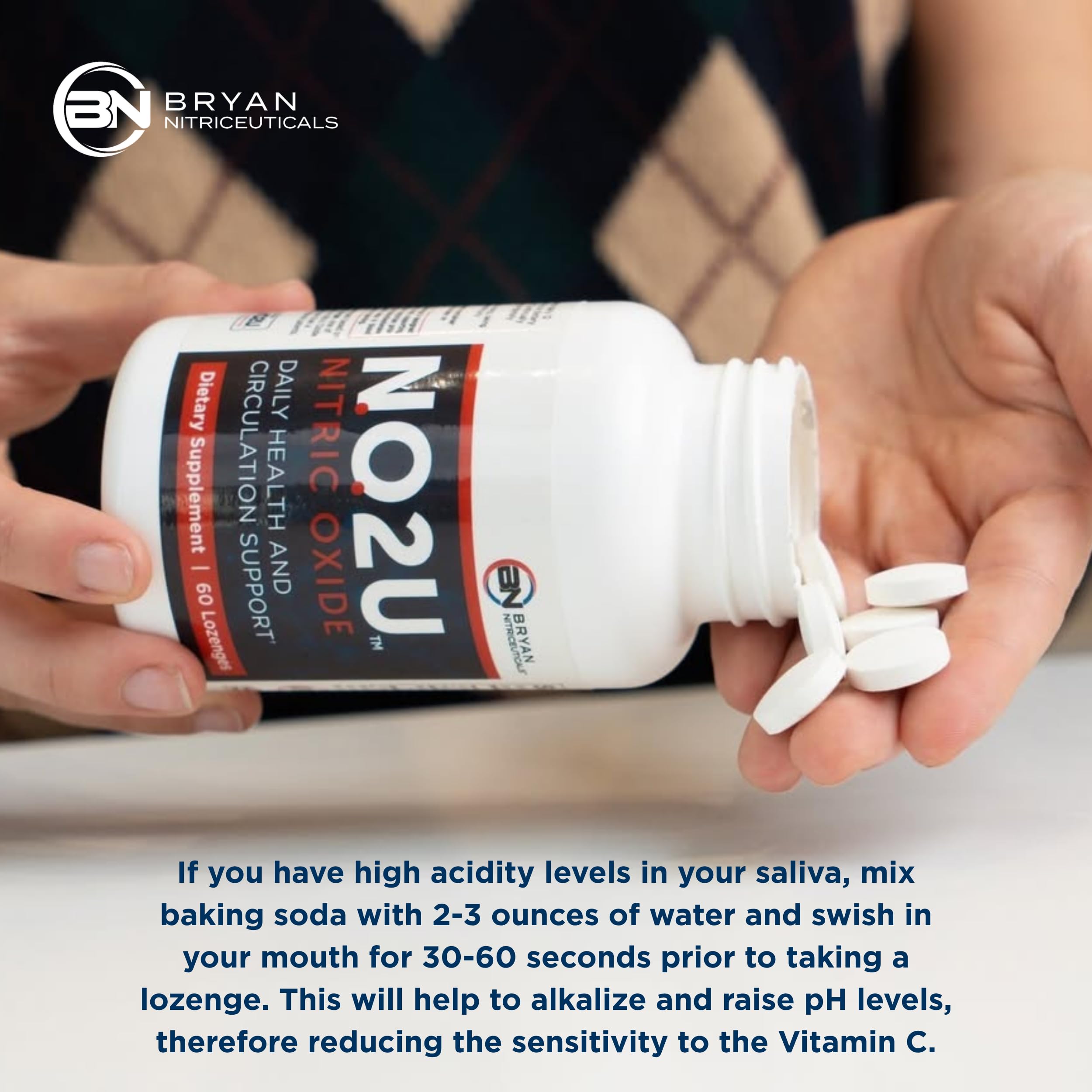 NO2U Bryan NITRICEUTICALS: fiche nutritionnelle claire pour comparer les valeurs et ingrédients.
