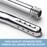 Nobgum douche metallique angle 45 degres: accès facile et confortable.