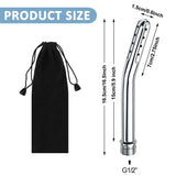 Nobgum douche metallique ensemble 17 trous: flux uniforme pour rinçage efficace.