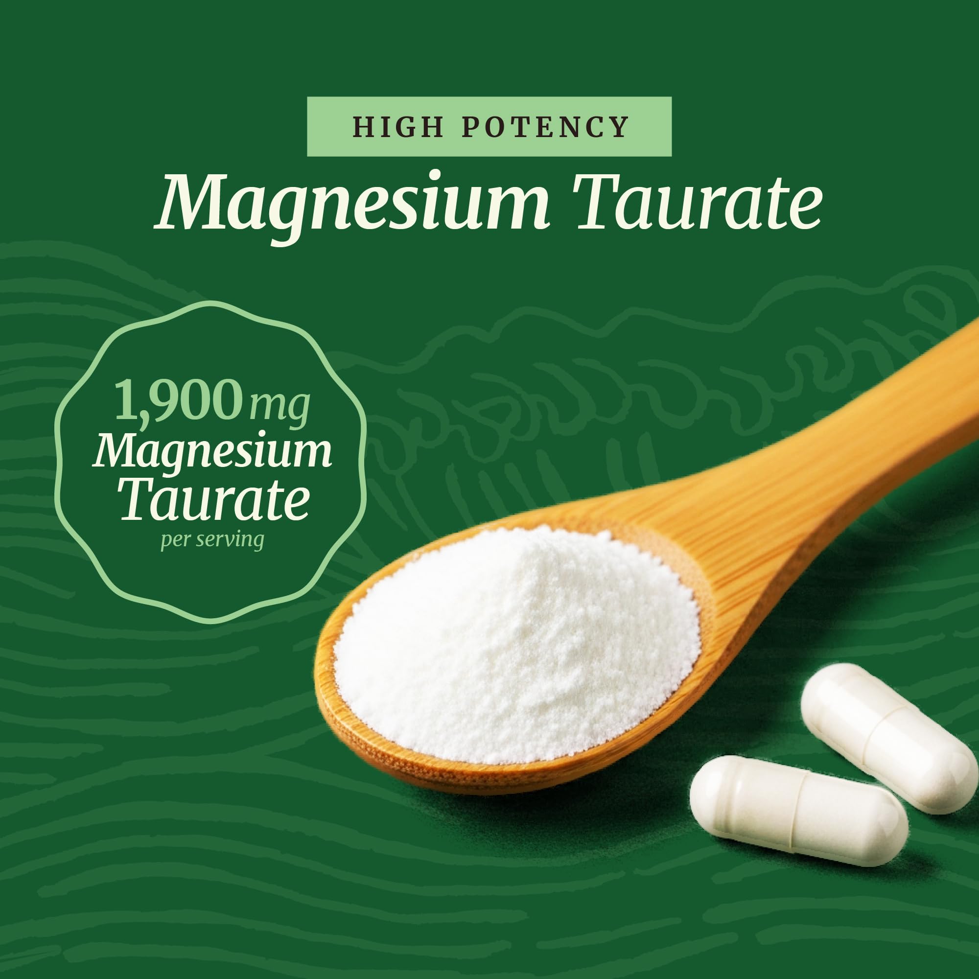 Bouteille Nobi Nutrition Magnesium Taurate posée sur fond clair.